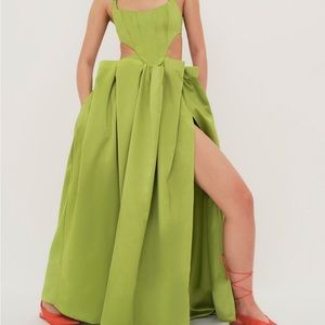 For Love and Lemons VIRGINIA MAXI DRESS size M. Worn once. SHOW STOPPER!